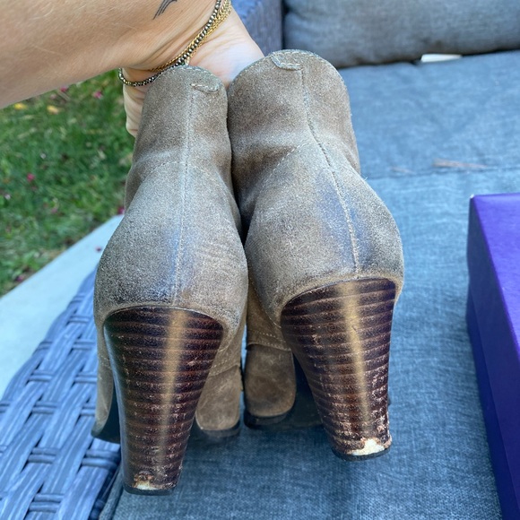 Indigo by Clarks Lace Up Bootie in Taupe - Picture 5 of 6